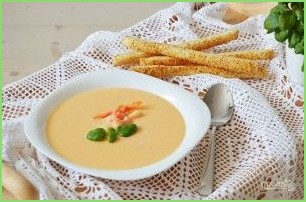 Сырный крем-суп с креветками - фото шаг 5