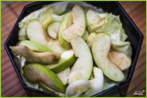 Яблочный салат - фото шаг 4