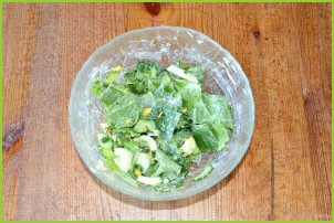 Салат со шпинатом и огурцом - фото шаг 7