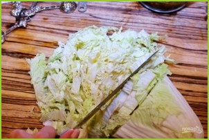 Теплый салат с куриным филе по-тайски - фото шаг 6