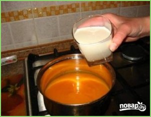 Тыквенный суп со сливками - фото шаг 6