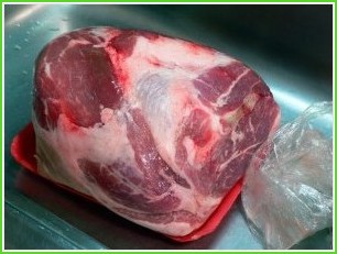 Запеченное мясо в духовке - фото шаг 1